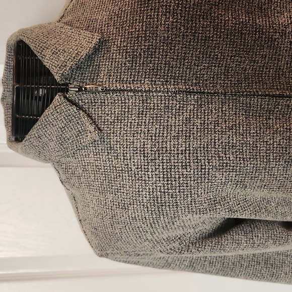 CHRISTOPHER & BANKS SIZE MEDIUM fully lined green & beige jacket. - Picture 3 of 11